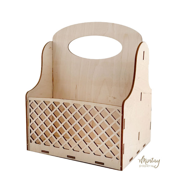Mintay Woodies, Decor, Basket 2 (MT-WD3-19)