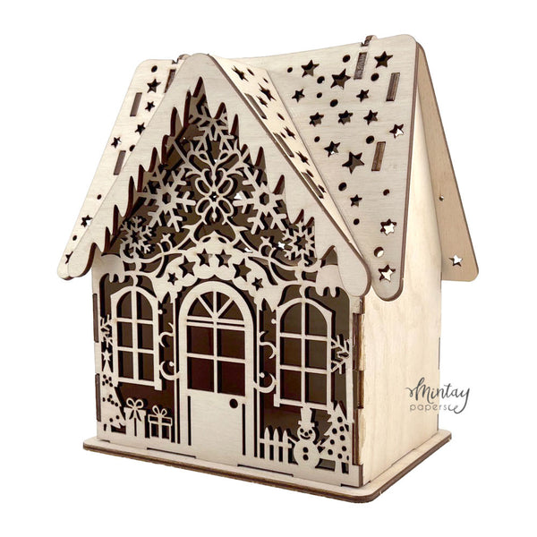Mintay Woodies, Decor, Christmas House (MT-WD3-22)