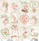 Mintay Papers, 12X12 Patterned Paper, Yes I Do 06