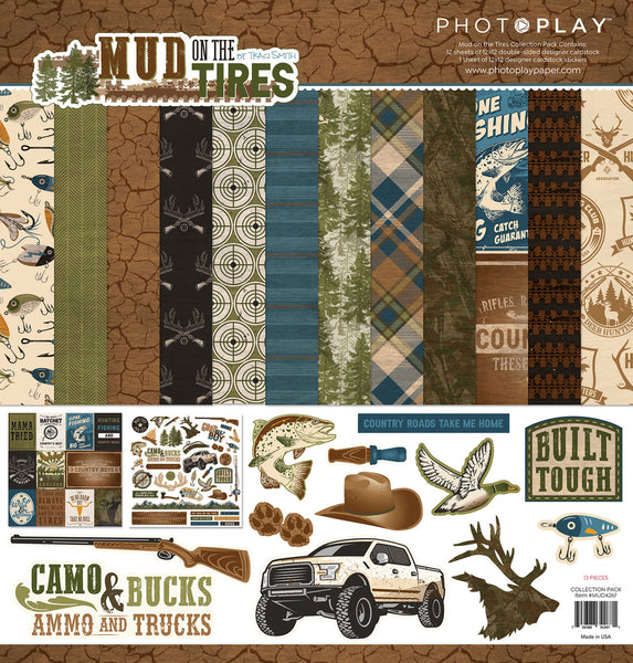 PhotoPlay Collection Pack 12"X12", Mud On The Tires