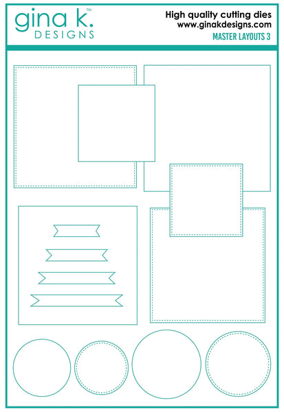 Gina K. Designs, High Quality Cutting Dies, Master Layouts 3