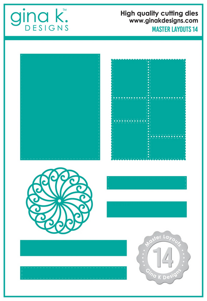 Gina K. Designs, High Quality Cutting Dies, Master Layouts 14