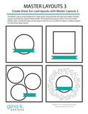 Gina K. Designs, High Quality Cutting Dies, Master Layouts 3