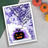 Woodware Clear 3"x4" Stamps, Mini Halloween Background