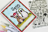 Honey Bee Stamps, 4"X6" Clear Stamp, Flakey Sentiments
