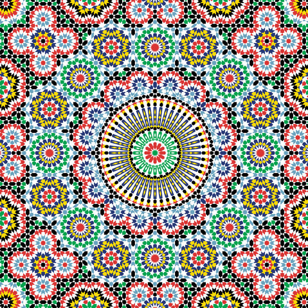 Sightseeing Pattern, 12"x12" Cardstock, Morocco