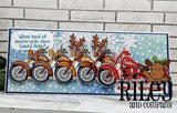 Riley & Company, Clear Stamps Set, Dress Up Riley, Motorcycle