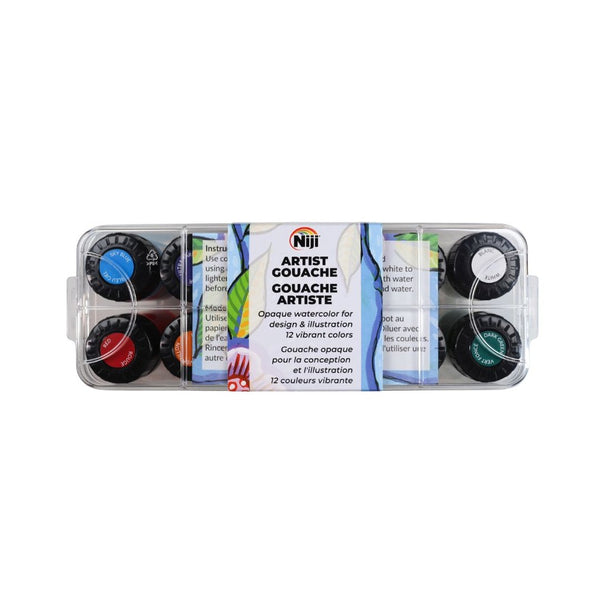 Yasutomo, Niji Artist Gouache Set (12 Colors)