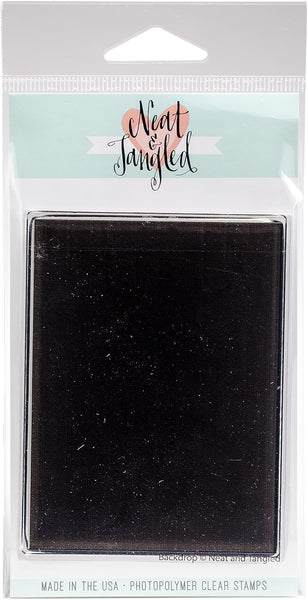 Neat & Tangled, Clear Stamps 3"x4", Backdrop, Clear (NAT319) ** Please see Notes