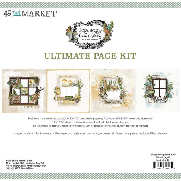 49 And Market Ultimate Page Kit, Vintage Artistry, Nature Study