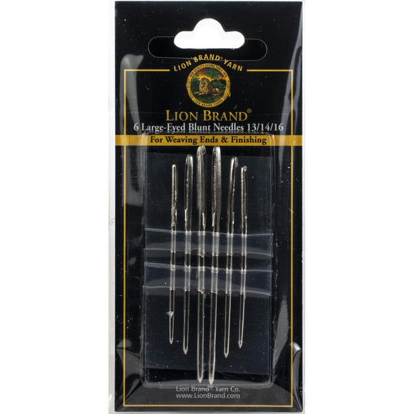 Lion Brand, Large-Eyed Blunt Needles, Sizes 13, 14 & 16, 6/Pkg