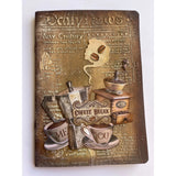 Stamperia, Stencil 7.87"X9.84", Coffee And Chocolate Daily News
