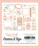 Echo Park Cardstock Ephemera 33/Pkg, Frames & Tags, Our Baby Girl