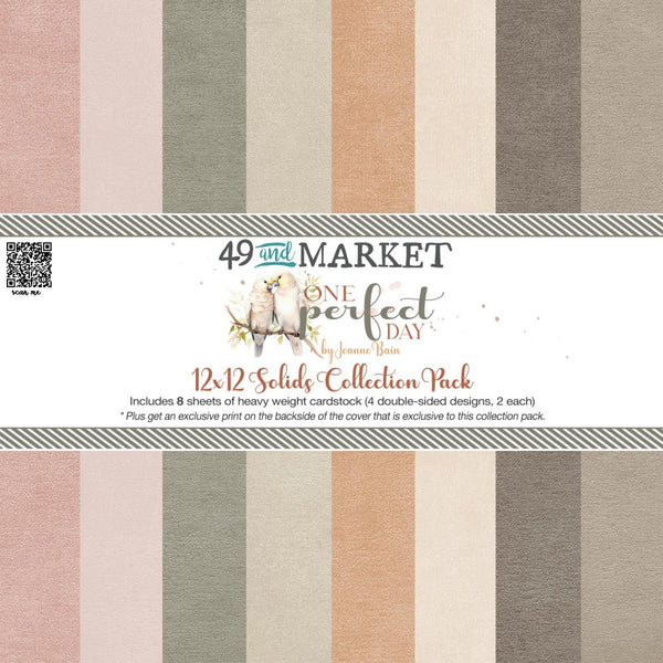 49 & Market, Collection Pack 12"X12", One Perfect Day, Solid (OFD-30778)