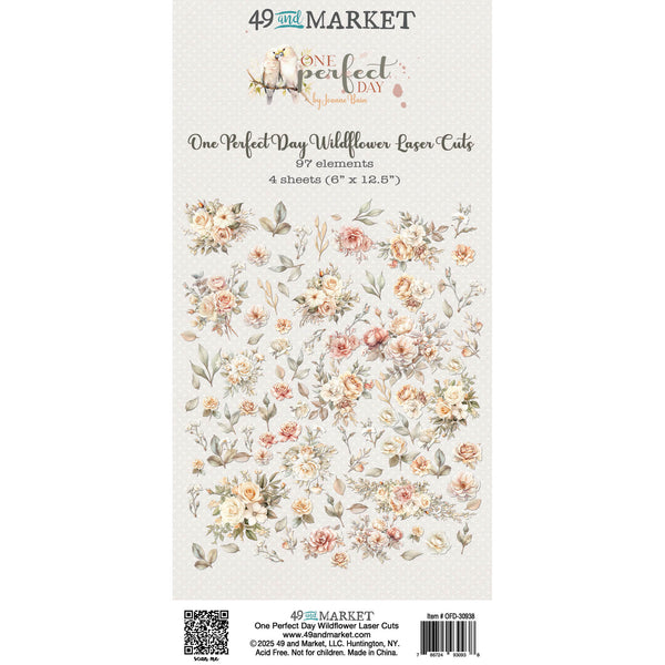 49 And Market, Laser Cut Outs, Wildflowers, One Perfect Day