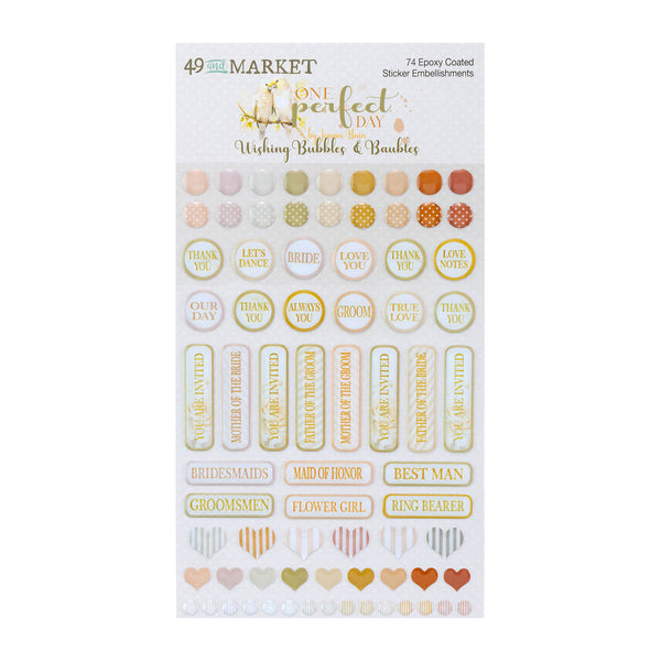 49 And Market Epoxy Stickers, One Perfect Day (OFD-30976)