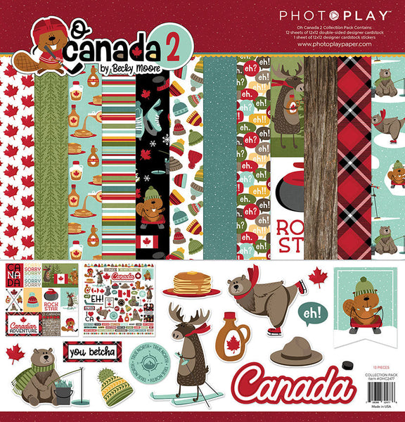 PhotoPlay Collection Pack 12"X12", O Canada 2