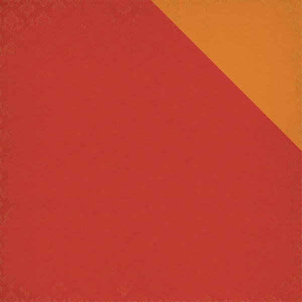 Echo Park Paper, Once Upon A Time, 12"x12" Double-Sided Cardstock, Red/Orange (OUB123017)