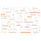 49 And Market Chipboard Set, One Perfect Day, Words (OFD-30952)