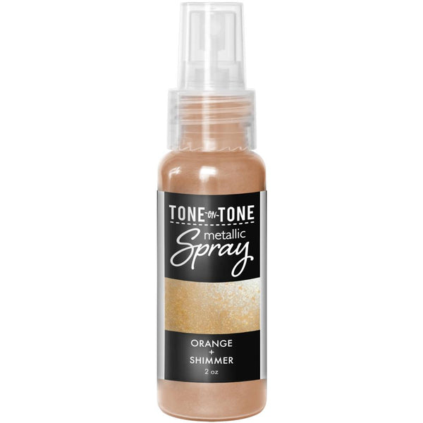 Hero Arts Two-Tone Metallic Spray 2oz, Orange + Shimmer