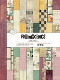 Elizabeth Craft Designs, Double-sided Patterned Cardstock, Reminiscence The Book (PB09)