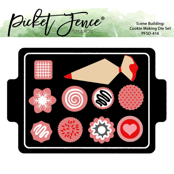 Picket Fence Studio, Dies, Scene Building, Cookie Making
