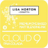 Lisa Horton Crafts Cloud 9 Premium Dye Based Matte Blending Ink Pad (Assorted Colours)