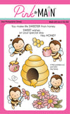 Pink & Main, Clear Stamps Set, Hey Honey (PM0804)
