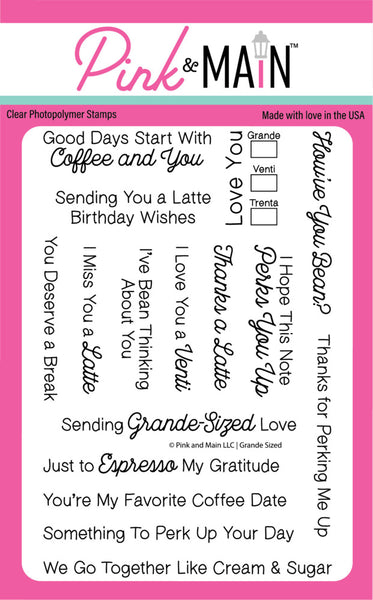 Pink & Main, Clear Stamps Set, Grande Sized (PM0841)
