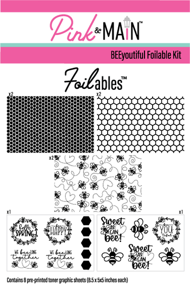 Pink & Main, Foilables® Kit, Beeyoutiful  (PMF033)