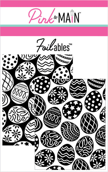 Pink & Main, Foilables Panels, Fun Eggs (2 Designs) (PMF292)