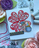 Pink & Main, Foilables Panels, Fancy Clovers (2 Designs) (PMF299)