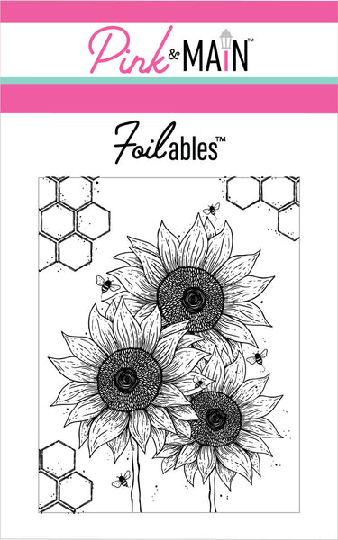 Pink & Main, Foilables® Kit, Sunflowers (PMF342)