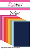 Pink & Main, Foilables Sheets, Bold Bright Color (PMF374)