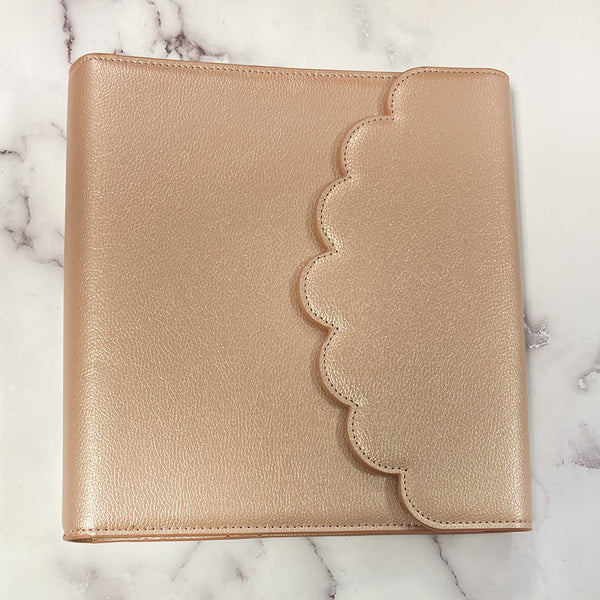 Pink & Main, A5 Vegan Leather Planner, Rose Gold (PMT097)