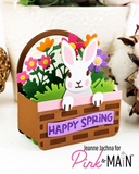 Pink & Main, Dies Set, Easter Basket Pop Up Card (PNM831)