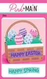 Pink & Main, Dies Set, Easter Basket Pop Up Card (PNM831)