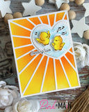 Pink & Main, Clear Stamps & Dies Set, Chirp Chirp Hooray (PM0854 & PNM838)