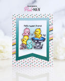 Pink & Main, Clear Stamps & Dies Set, Chirp Chirp Hooray (PM0854 & PNM838)