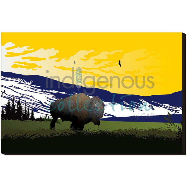 Bison Plaques 8"x10" by Mark Preston