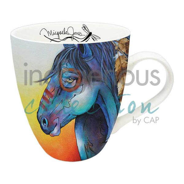 Canadian Art Prints, Indigenous Collection, Signature Mug, 18 oz., Newe Punku by Micqaela Jones