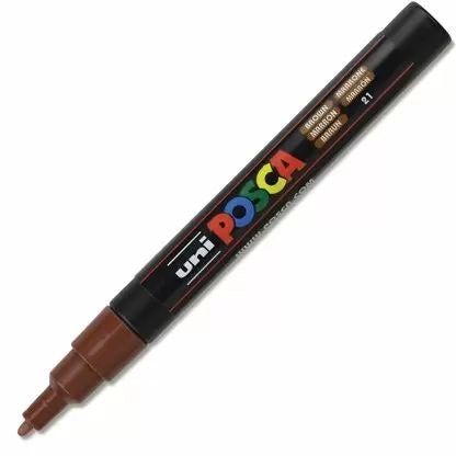POSCA 3M Fine Bullet Tip Paint Marker Pen, Dark Brown (PC-3M)