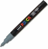 POSCA 3M Fine Bullet Tip Paint Marker Pen, Grey (PC-3M)