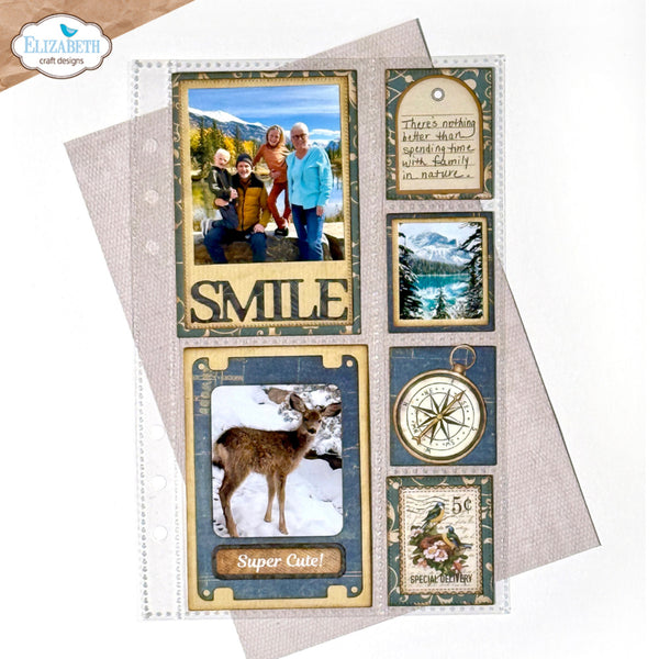 Elizabeth Craft Memory Binder Pocket Page, Pocket Pages 1 (PP04)