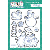 Photo Play, Photopolymer Stamp & Etched Thinlits Dies Combo, Frosty Friends