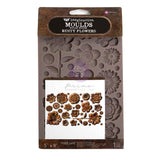 Prima Marketing, Finnabair Decor Moulds 5"x8"x8mm, Rusty Flowers (951429)