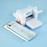 Spellbinders, Retailer Exclusive Platinum Scout Die Cutting and Embossing Machine, 3.5" Platform, Blue Mist