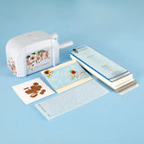 Spellbinders, Retailer Exclusive Platinum Scout Die Cutting and Embossing Machine, 3.5" Platform, Blue Mist