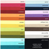 Hero Arts, 8.5X11 Hero Hues Premium Cardstock, Cherry (100 lbs)