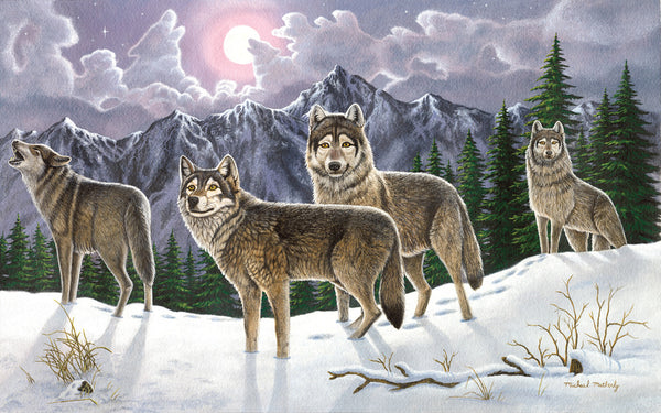 Royal & Langnickel, Adult Painting By Numbers, Large - Wolves 1 (Age 8+)